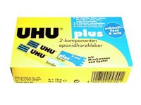 UHU plus schnellfest, Tube 35 g 2-Komp.-Epoxidharzkleber (45700)   