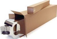 Faltkarton Wellpappe L100xB100xH1000mm einwellig braun
