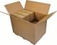 Faltkarton Wellpappe L1170xB780xH780mm dreiwellig braun