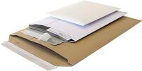 Versandtaschen Vollpappe braun m.SK-Verschluß L455xB320mm
