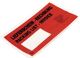Begleitpapiertasche Folie,selbstkl.rot/transp.B240xL130mm LS/RE 1000 St./Krt.