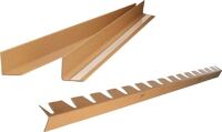 Kantenschutzleiste Vollpappe braun L1100xB50xH50mm S.3mm Winkel vorgefertigt