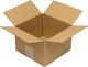 Faltkarton 1.10 Wellpappe L180xB180xH120mm einwellig braun