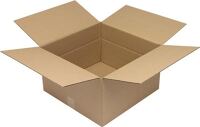 Faltkarton 1.30 Wellpappe L420xB420xH250mm einwellig braun