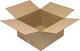 Faltkarton 1.30 Wellpappe L420xB420xH250mm einwellig braun