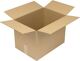 Faltkarton 1.30 Wellpappe L430xB305xH315mm einwellig braun