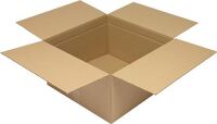Faltkarton 1.30 Wellpappe L470xB470xH250mm einwellig braun