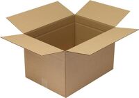 Faltkarton 1.30 Wellpappe L500xB370xH310mm einwellig braun