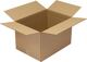 Faltkarton 1.30 Wellpappe L500xB370xH310mm einwellig braun
