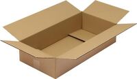 Faltkarton 1.30 Wellpappe L590xB290xH130mm einwellig braun