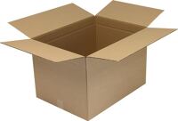 Faltkarton 1.30 Wellpappe L600xB450xH400mm einwellig braun
