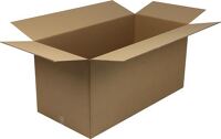 Faltkarton 2.30 Wellpappe L1200xB570xH570mm zweiwellig braun