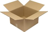 Faltkarton 2.20 Wellpappe L390xB390xH250mm zweiwellig braun