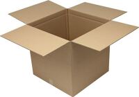 Faltkarton 2.50 Wellpappe L590xB590xH590mm zweiwellig braun
