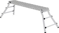 Arbeitsplattform 3 Stufen klappb.Plattf.Aluminium-Warzenblech B1740xT290mm MUNK