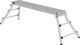Arbeitsplattform 3 Stufen klappb.Plattf.Aluminium-Warzenblech B1740xT290mm MUNK