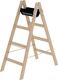 Sprossenstehleiter 2x4 Sprossen HO Leiterlänge 1230mm Arbeits-H.b.ca.2500mm MUNK