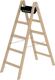Sprossenstehleiter 2x5 Sprossen HO Leiterlänge 1510mm Arbeits-H.b.ca.2800mm MUNK