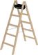 Sprossenstehleiter 2x5 Sprossen HO Leiterlänge 1510mm Arbeits-H.b.ca.2800mm MUNK