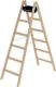 Sprossenstehleiter 2x6 Sprossen HO Leiterlänge 1790mm Arbeits-H.b.ca.3000mm MUNK