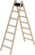 Sprossenstehleiter 2x7 Sprossen HO Leiterlänge 2070mm Arbeits-H.b.ca.3300mm MUNK