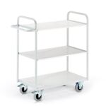 Bürowagen L1180xB500xH1070mm lichtgrau o.Wände ROLLCART