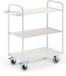 Bürowagen L980xB500xH1070mm lichtgrau o.Wände ROLLCART