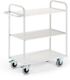 Bürowagen L980xB500xH1070mm lichtgrau o.Wände ROLLCART
