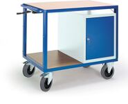 Werkstattwagen H980xB1160xT700mm lichtgrau/blau ROLLCART