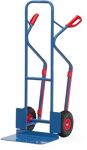 Stapelkarre B1331P Trgkr.300kg blau/RAL 5007 m.PU-Bereifung FETRA