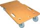 Transportroller D.75mm 150kg L600mm B350mm Ku.HO m.Griffmulde BS ROLLEN