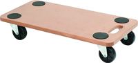 Transportroller D.75mm 200 kg L590mm B290mm Ku.4 Antirutsch-Pads