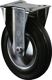 Bockrolle D.100mm Trgf.70kg VG Platte L104xB80mm