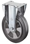 Schwerlast-Bockrolle D.125mm Trgf.220kg Gum.135mm 110mm