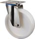 Lenkrolle D.100mm, NW-Nr.: 3000275502 Trgf.130kg Ku.Platte, L95xB80mm BS ROLLEN 95x80mm  