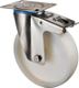 Lenkrolle D.100mm, NW-Nr.: 3000275512 Trgf.130kg, m.Festst.Ku.95x80mm BS ROLLEN