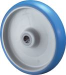 Ersatzrad D.150mm, NW-Nr.: 3000275515 Trgf.200kg PU Achs-D.15mm, Nabenl.44mm BS ROLLEN Nabenlänge 44mm  