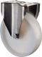 Bockrolle D.125mm, NW-Nr.: 3000275523 Trgf.130kg Ku.Platte, L95xB80mm BS ROLLEN 95x80mm