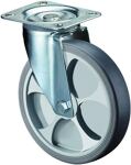 Lenkrolle D.80mm Trgf.100kg thermopl.Ku.Platte L104xB80mm BS ROLLEN
