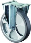 Bockrolle D.100mm Trgf.110kg thermopl.Ku.Platte L104xB80mm BS ROLLEN