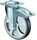 Lenkrolle D.100mm Trgf.110kg m.Festst.Ku.104x80mm BS ROLLEN
