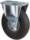 Luftrad D.200mm Trgf.75kg Bockrolle m.Platte Rillenprofil BS ROLLEN