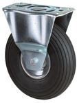 Luftrad D.400mm Trgf.250kg Bockrolle m.Platte Rillenprofil