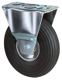 Luftrad D.400mm Trgf.250kg Bockrolle m.Platte Rillenprofil