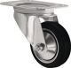 Lenkrolle D.100mm Trgf.75kg VG Platte L105xB80mm TECWERK