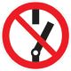 Verbotszeichen, NW-Nr.: 3000277530 Schalten verboten, D.200mm rot/schwarz ASR A1.3/DIN4844-2/BGV A8, Kunststoffschild