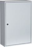 Schlüsselschrank H.270mm B.380mm T.205mm 250 Haken lichtgrau 1-türig