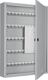 Schlüsselschrank S H550xB380xT205mm 1-türig Zylinderschl.Anz.Hak.300 FORMAT