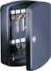 Schlüsselbox Key Box H255xB200xT75mm schwarz Stahlbl.Anz.Hak.24 BURG-WÄCHTER