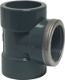 T-Stück Maß 40x1, NW-Nr.: 4000300045 1/4Zollx40mm 90Grad PVC-U, 16bar